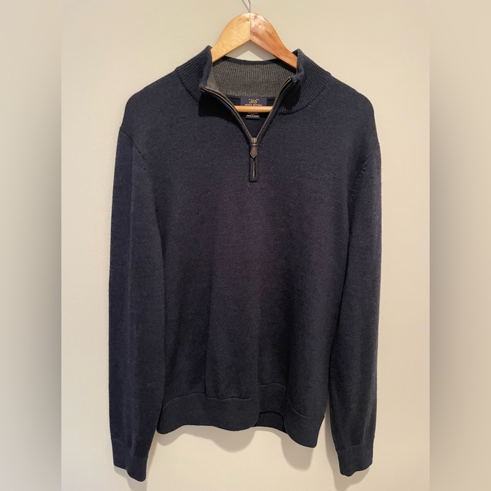 Brooks Brothers half zip size Large